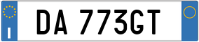 Truck License Plate